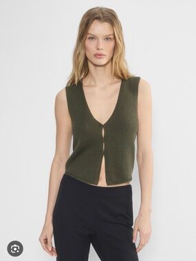 Wilfred Basque Sweater V | olive green size small